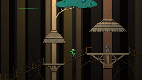 'Treetops' level screenshot